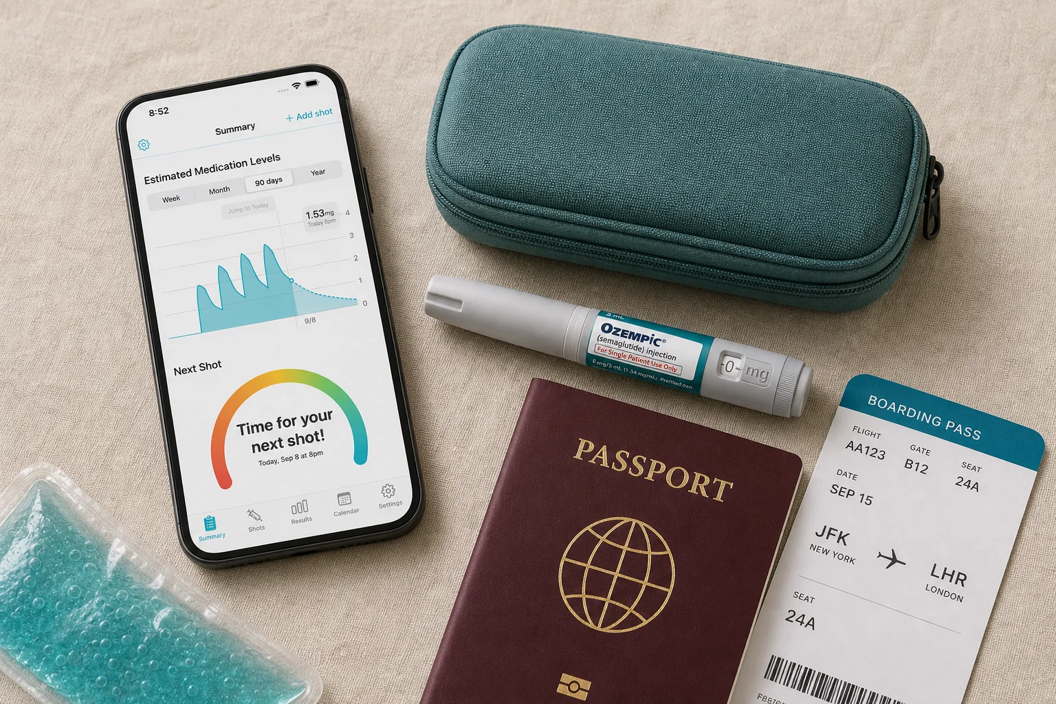 Traveling with GLP‑1 medications: TSA rules, keeping pens cold, and what to pack